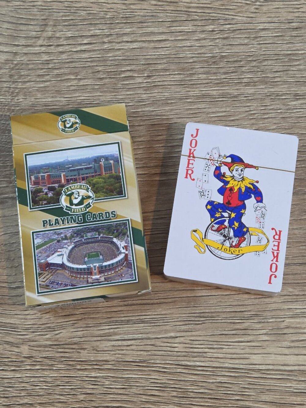 Lambeau Field Green Bay Packers Playing Cards Deck Scofield 7600002 New Sealed